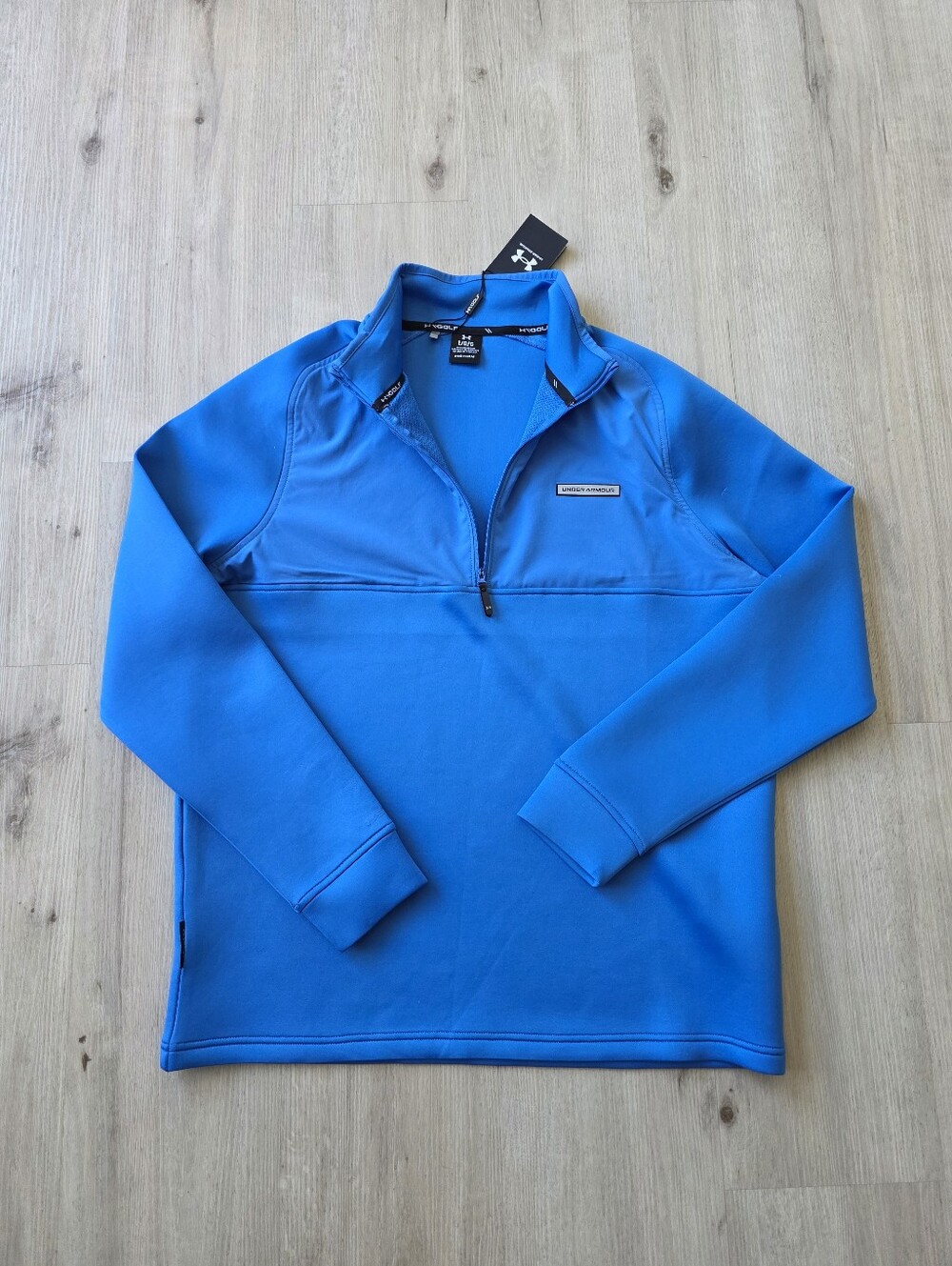Under Armour Drive Pro Hybrid Half Zip Size L Blue